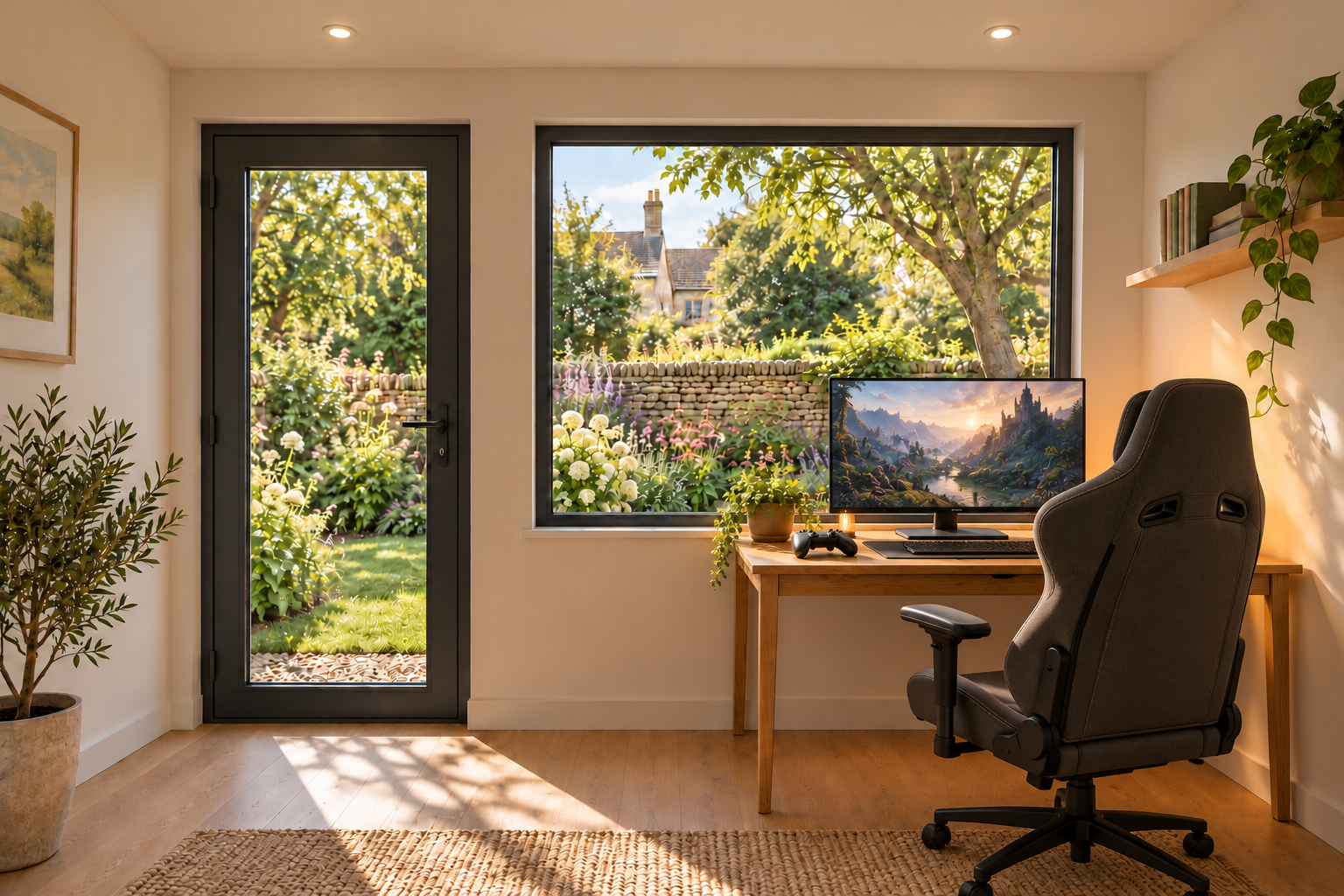 Compact gaming room
